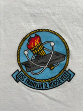 Load image into Gallery viewer, 1980s USS Franklin D Roosevelt Ringer T-Shirt