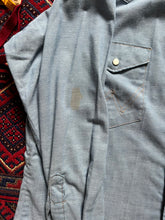 Load image into Gallery viewer, 1960s Wrangler Chambray Cowboy Shirt