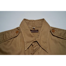 Load image into Gallery viewer, WWII Officers Khaki Dress Shirt Third Army