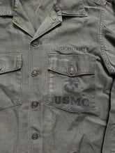 Load image into Gallery viewer, 1966 U.S. Marine Corps Named Third Pattern OG-107 Utility Shirt Merchut
