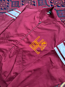 1960s USC Trojans Flocked Champion Varsity Jacket