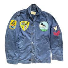 Load image into Gallery viewer, 1960s Vietnam War U.S. Navy N-4 Deck Jacket – Sr. CPO Kendrick O. Black, USS Wasp CV-18 / CVSG-52
