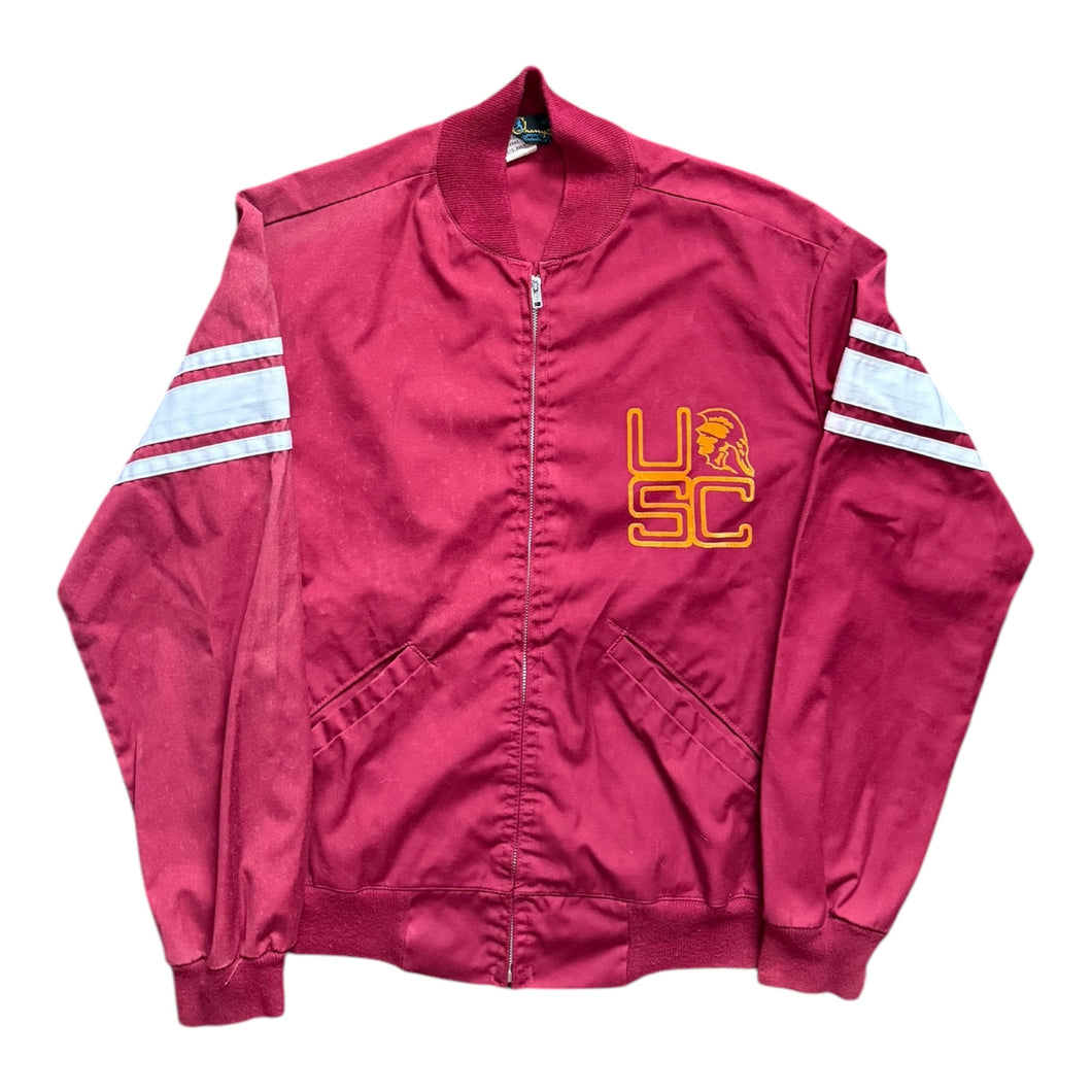 1960s USC Trojans Flocked Champion Varsity Jacket