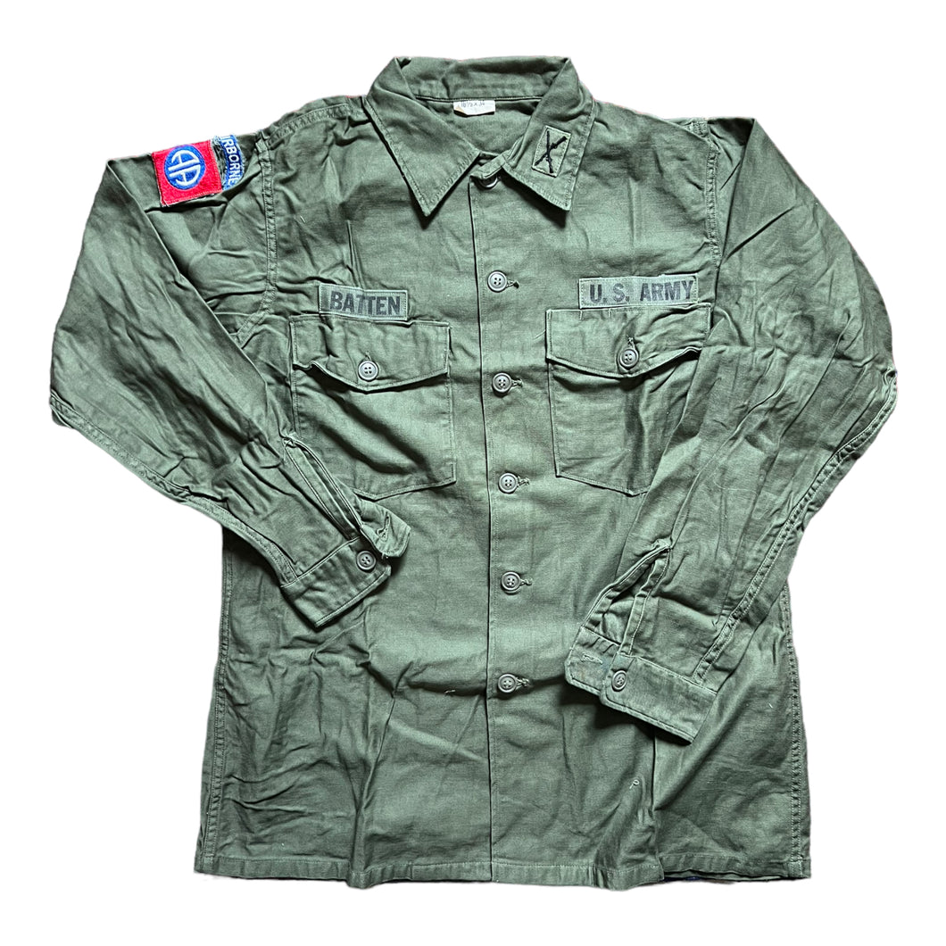 U.S. Army 82nd Airborne Division OG-107 Sateen Shirt Batten 16 1/2 34