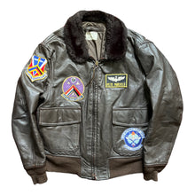 Load image into Gallery viewer, 1989 USN G-1 Flight Jacket LT Colonel Peter Marikle
