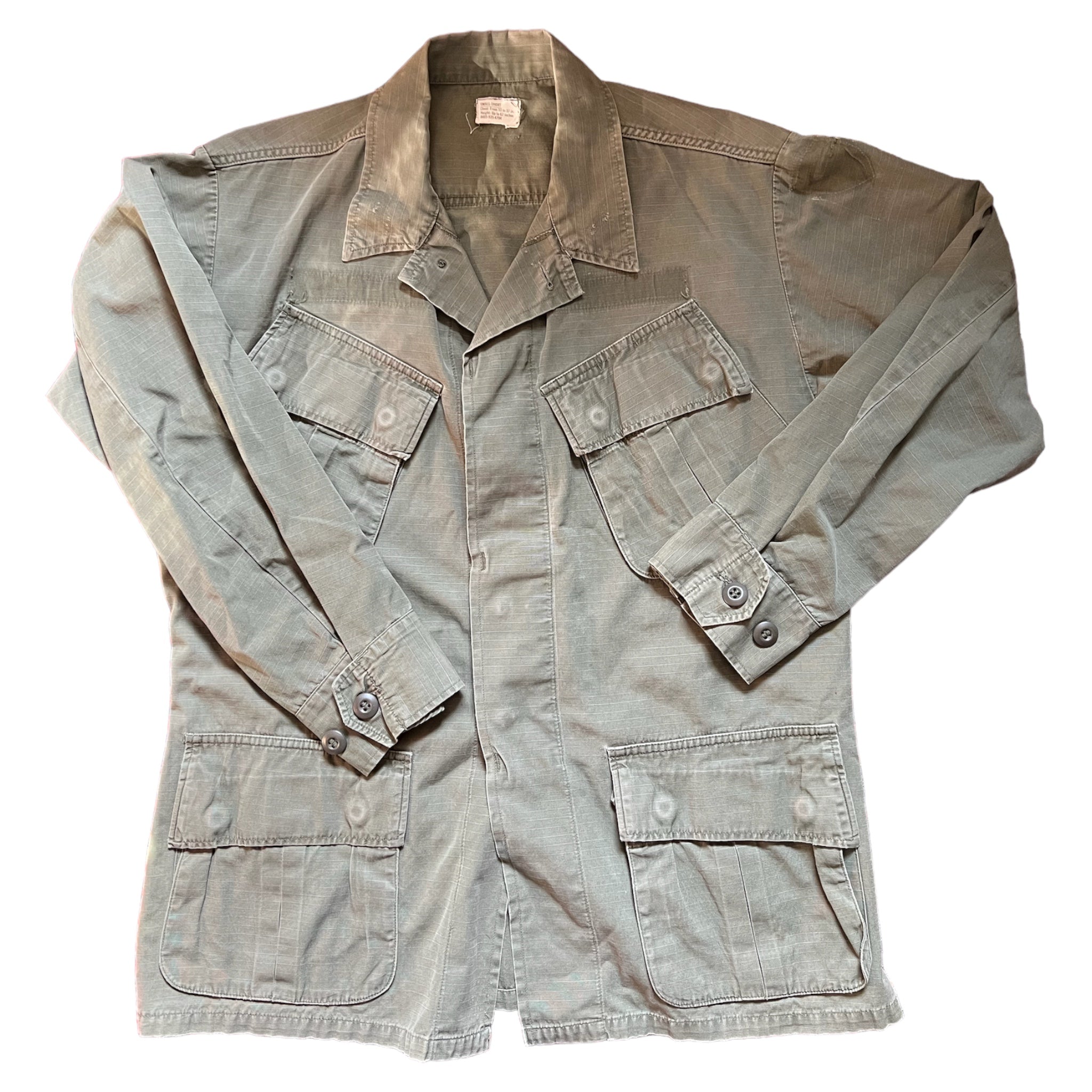 70S JUNGLE FATIGUE JACKET Small-Short