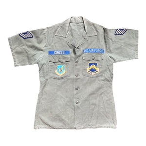 Vietnam War U.S. Air Force Technical Sergeant Gross 8th Tactical Fighter Wing Og-107 Short Sleeve