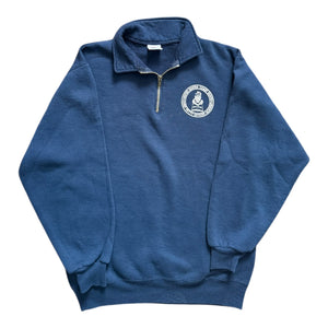 1980s U.S. Coast Guard Chief Petty Officer Academy Half-Zip Sweatshirt