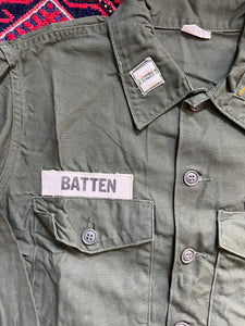 U.S. Army 82nd Airborne Division OG-107 Sateen Shirt Batten Large