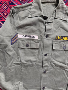 U.S. Army Korean War 25th Infantry Corporal Cavness Og-107 Shirt