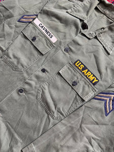 U.S. Army Korean War 25th Infantry Corporal Cavness Og-107 Shirt