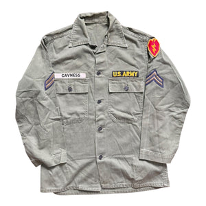 U.S. Army Korean War 25th Infantry Corporal Cavness Og-107 Shirt