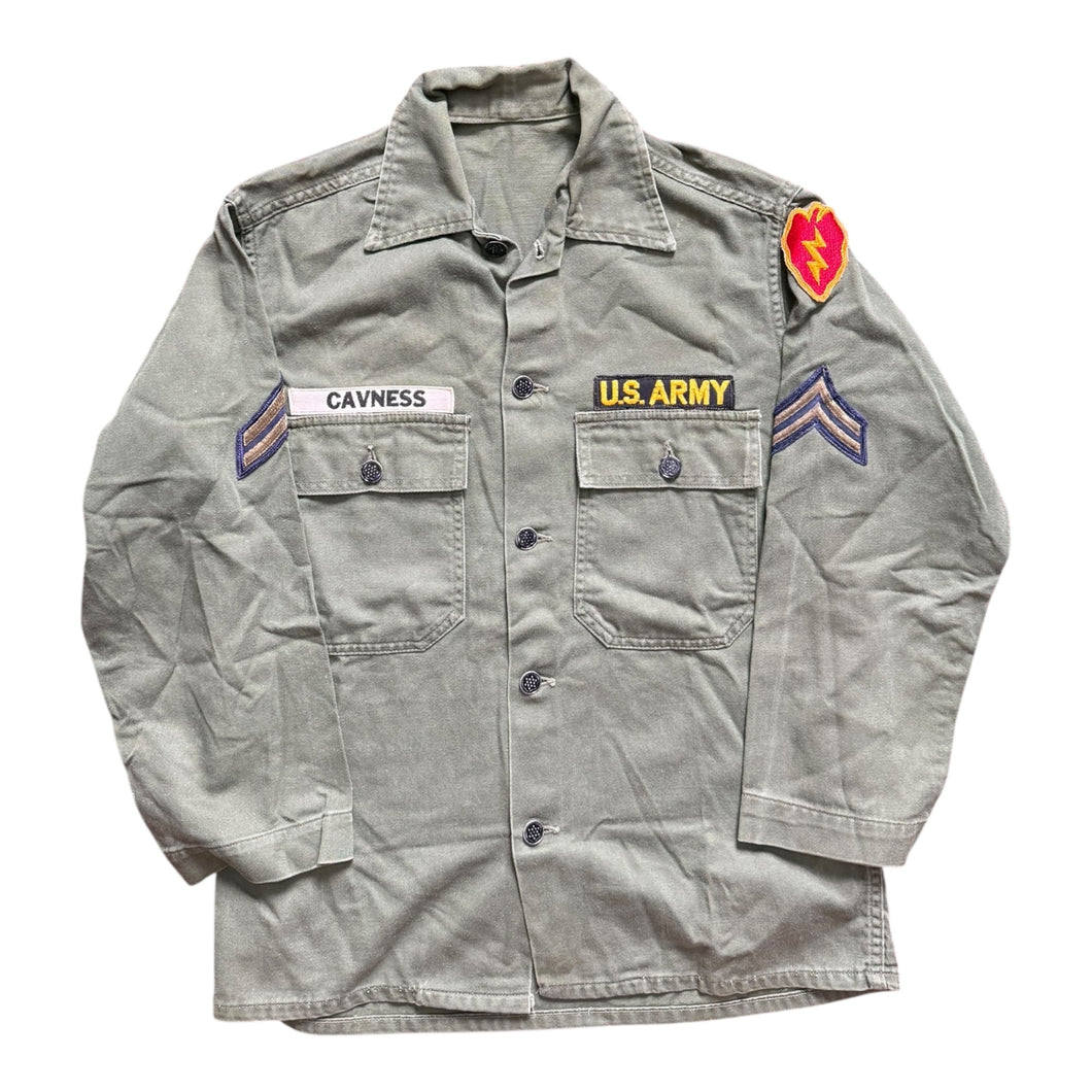 U.S. Army Korean War 25th Infantry Corporal Cavness Og-107 Shirt