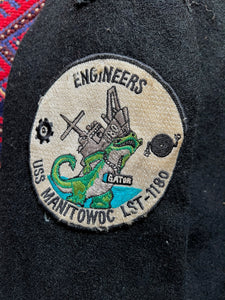 1983 U.S.S. Manitowoc Souvenir Jacket Sab