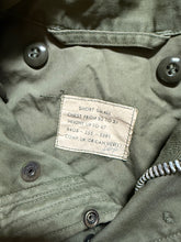 Load image into Gallery viewer, Vietnam War OG-107 Sateen Field Jacket Specialist Butler 4th Infantry
