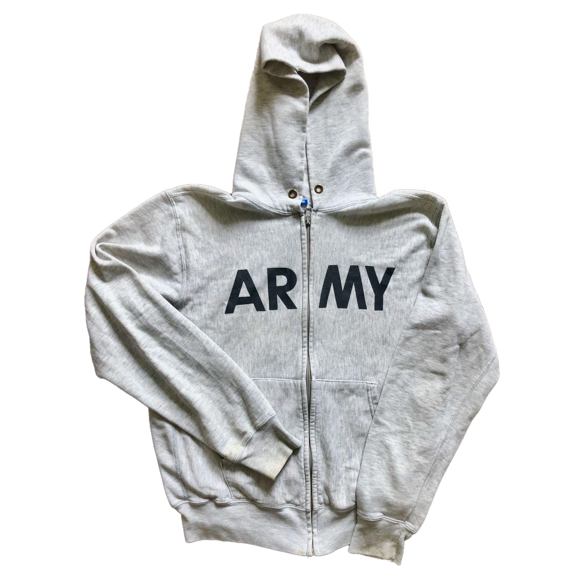 Vintage Champion U.S. Army PT Zip-Up Hoodie – Salty Dog Vintage Shop