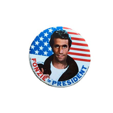 Load image into Gallery viewer, Vintage Fonzie for President Pin
