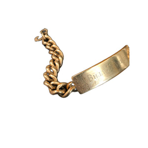 WWII 12K Gold ID Bracelet Billy G Ammons