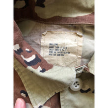 Load image into Gallery viewer, 1990 U.S. Army Chocolate Chip Camouflage 22nd Support Brigade BDU Oswick
