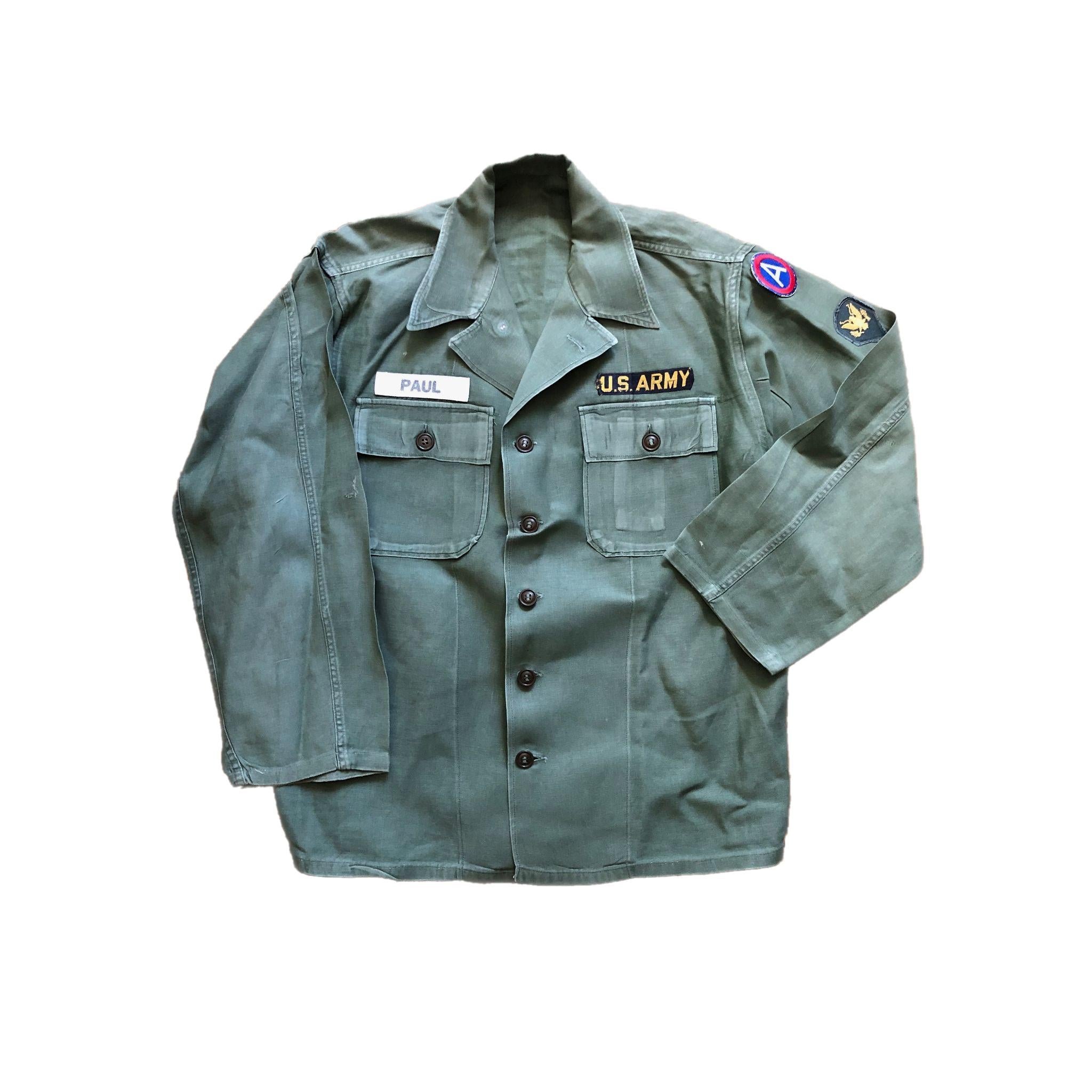 us army og 107 shirt