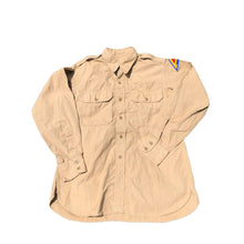 Load image into Gallery viewer, 1949 U.S. Army 7th Army Khaki Officer Dress Shirt
