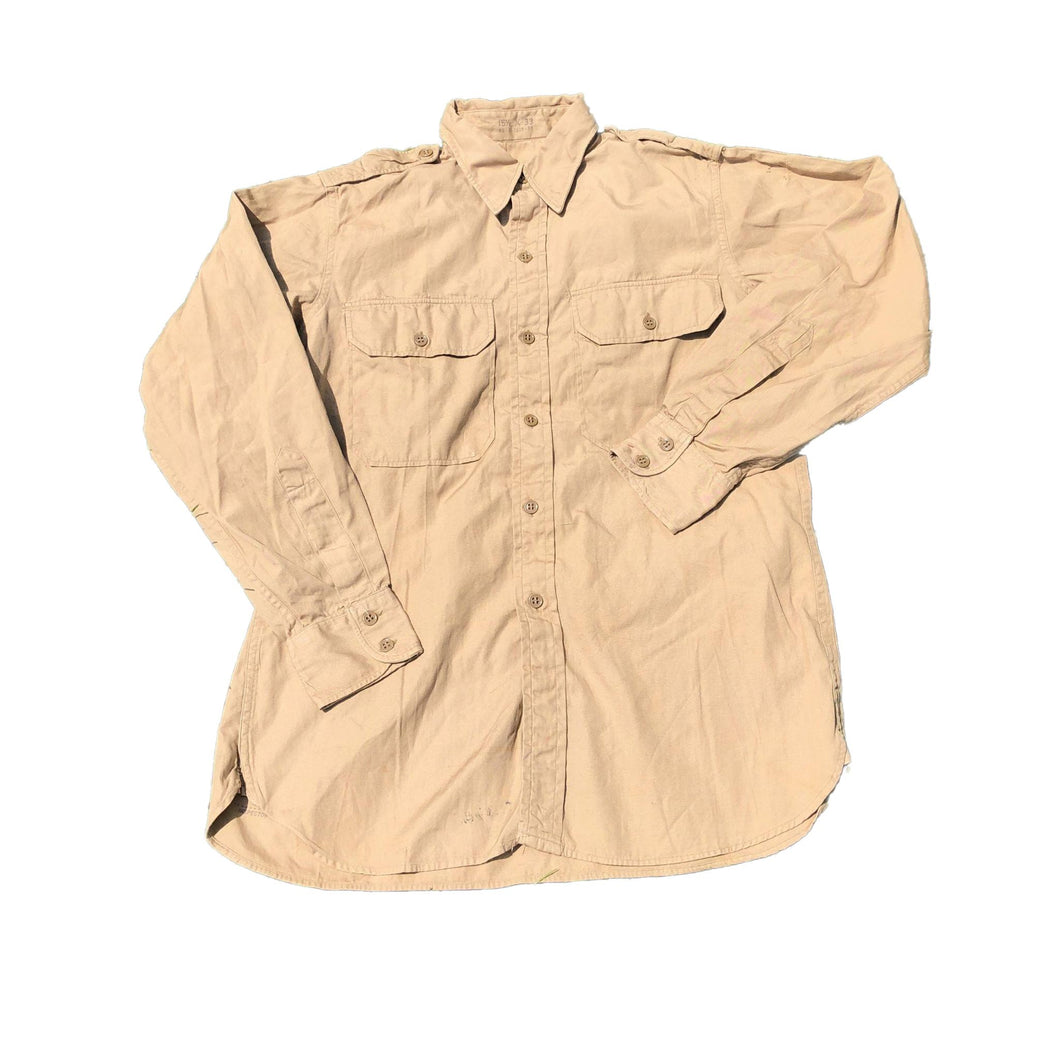 1949 U.S. Army Khaki Officer Dress Shirt