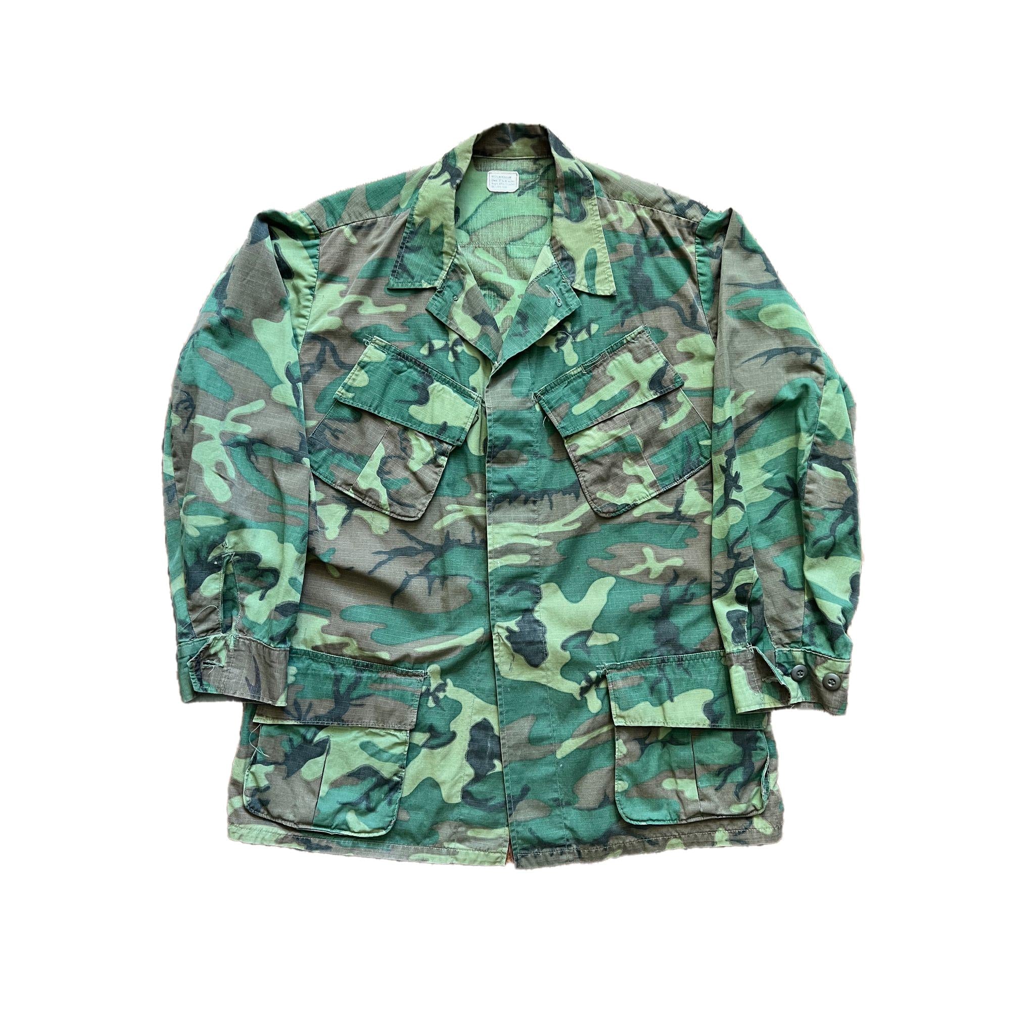 1969 Vietnam War Green Dominant ERDL Jungle Jacket Medium Regular 