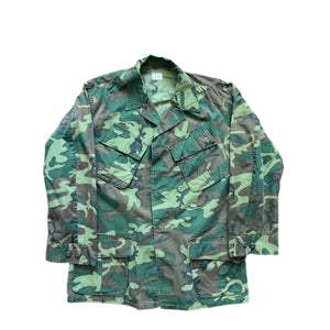 1969 Vietnam War Green Dominant ERDL Jungle Jacket Medium Regular