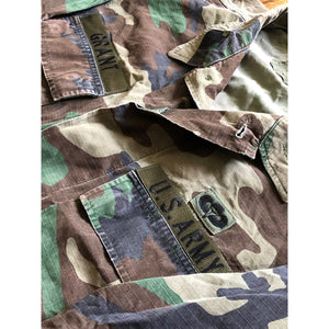 Vintage U.S. Army Woodland Camouflage Special Forces Airborne BDU Grant