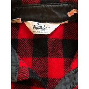 Vintage Woolrich Red Buffalo Plaid Over Shirt