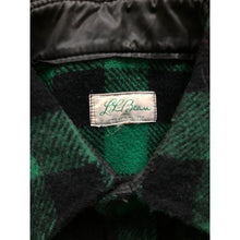 Load image into Gallery viewer, 1960s L.L. Bean Green Buffalo Plaid Wool Shirt
