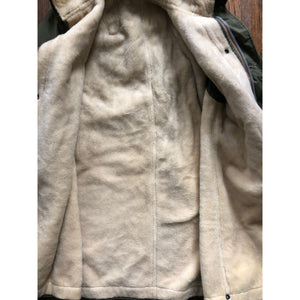 1947 U.S. Army Air Force Overcoat Parka with Pile Liner