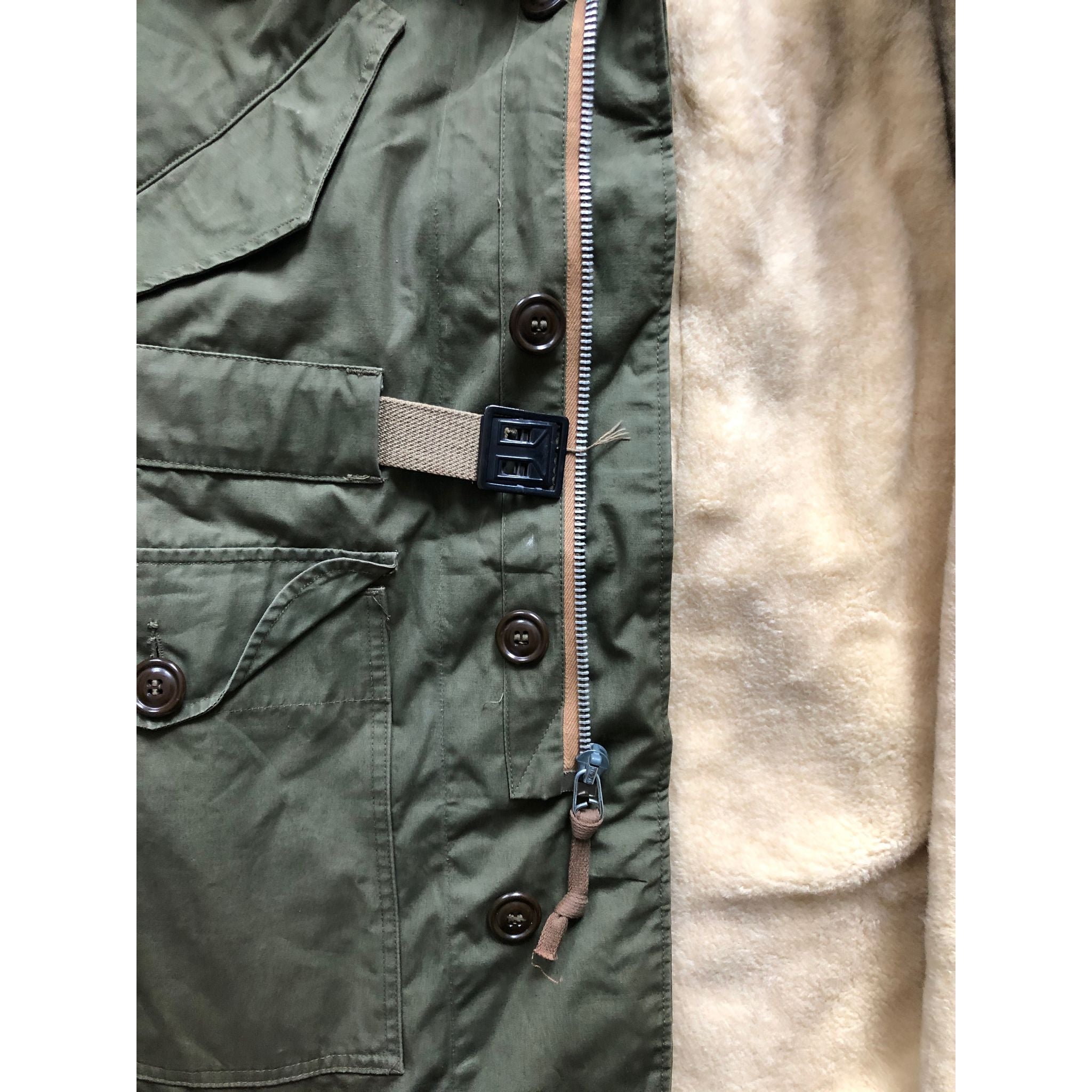 1947 U.S. Army Air Force Overcoat Parka with Pile Liner – Salty