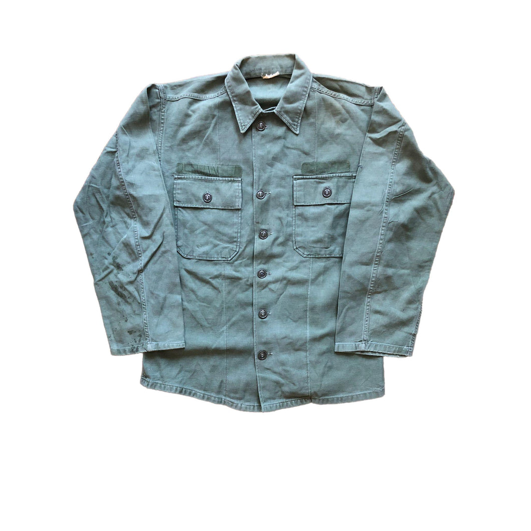 Vietnam U.S. Army OG-107 Type I Sateen Shirt – Salty Dog Vintage Shop