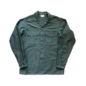 Vintage 1974 Vietnam U.S. Army OG-107 Sateen Shirt