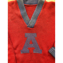 Load image into Gallery viewer, 1960s Varsity V-Neck Letterman Sweater
