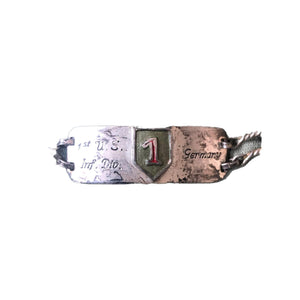 WWII 1st Infantry Division ID Bracelet