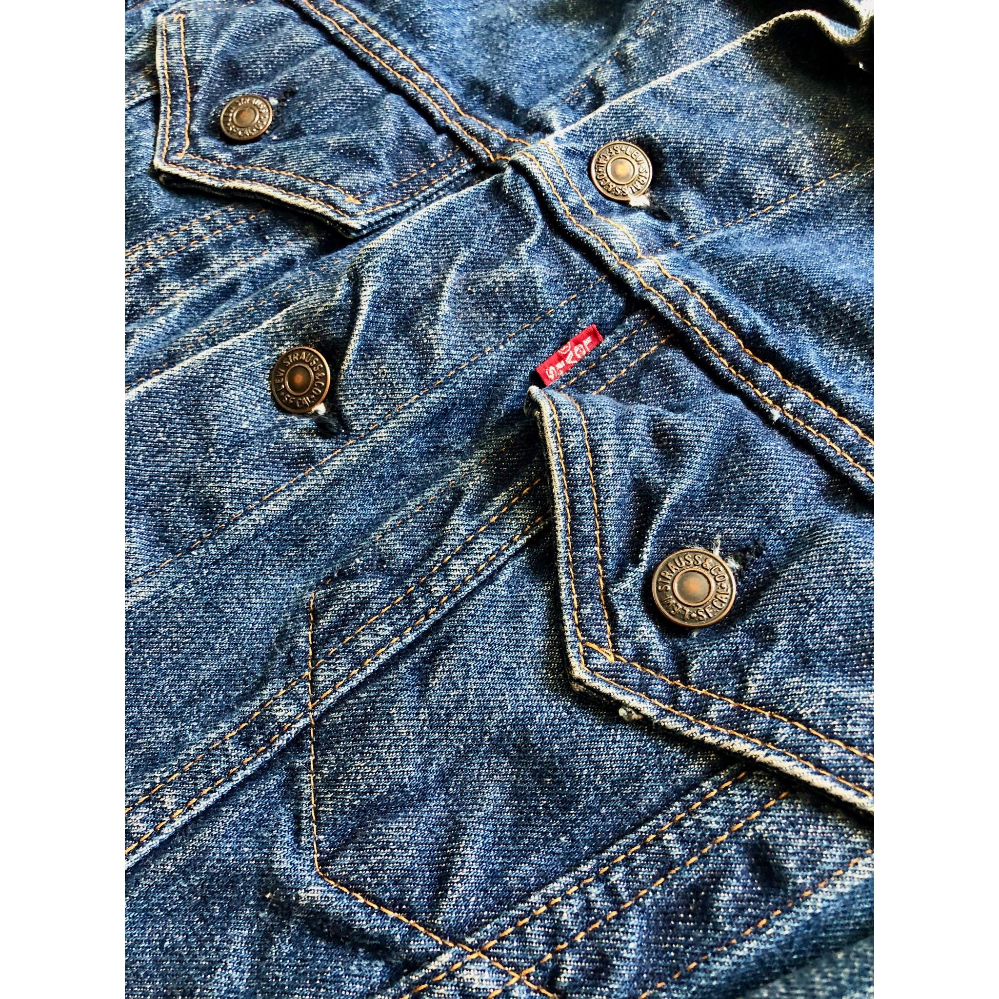 Vintage 1970's Levi's 70505 Denim Jacket Small – Salty Dog Vintage