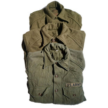 Load image into Gallery viewer, Vintage Korean War Era US Army M51 Wool Shirt

