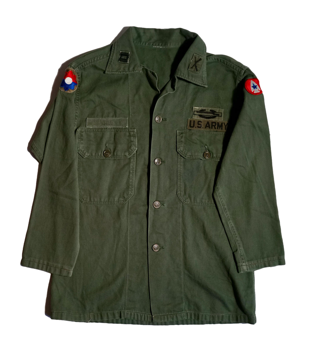 Vintage Vietnam OG-107 Combat Development Command Shirt