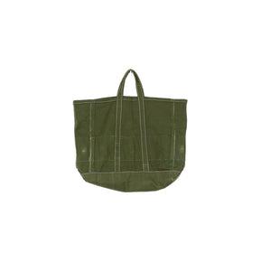 Vintage Military Green Coal Tote Bag