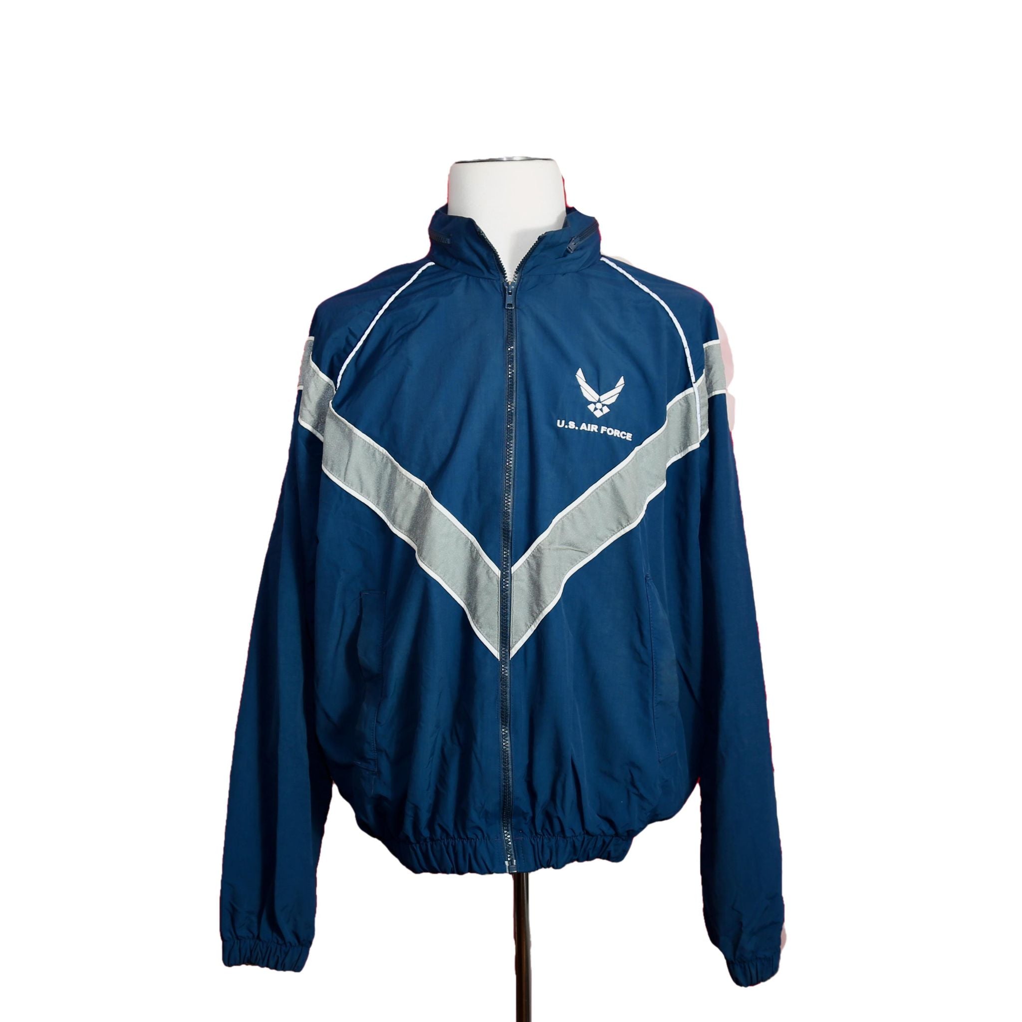 old air force pt gear Vintage US Air Force Physical Fitness Jacket – Salty Dog Vintage Shop