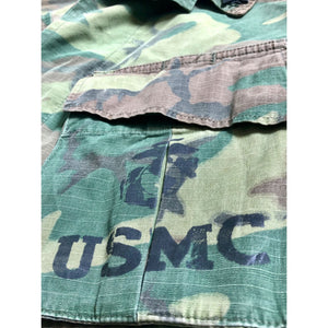 Vintage Vietnam 1968 USMC ERDL Camouflage Green Dominant Jungle Jacket