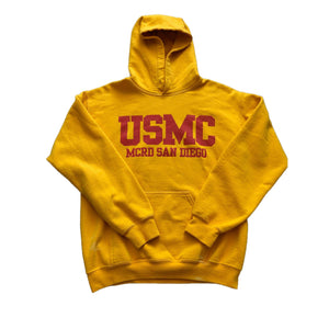 1980s USMC San Diego MCRD Hoodie Sweatshirt