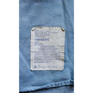 Vintage 1970s USN Chambray Shirt Santure