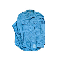 Load image into Gallery viewer, Vintage 1970s USN Chambray Shirt Santure
