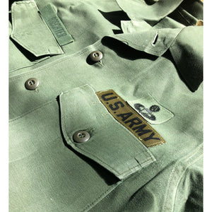 Vintage 1969 Vietnam OG-107 101st Airborne Division Shirt