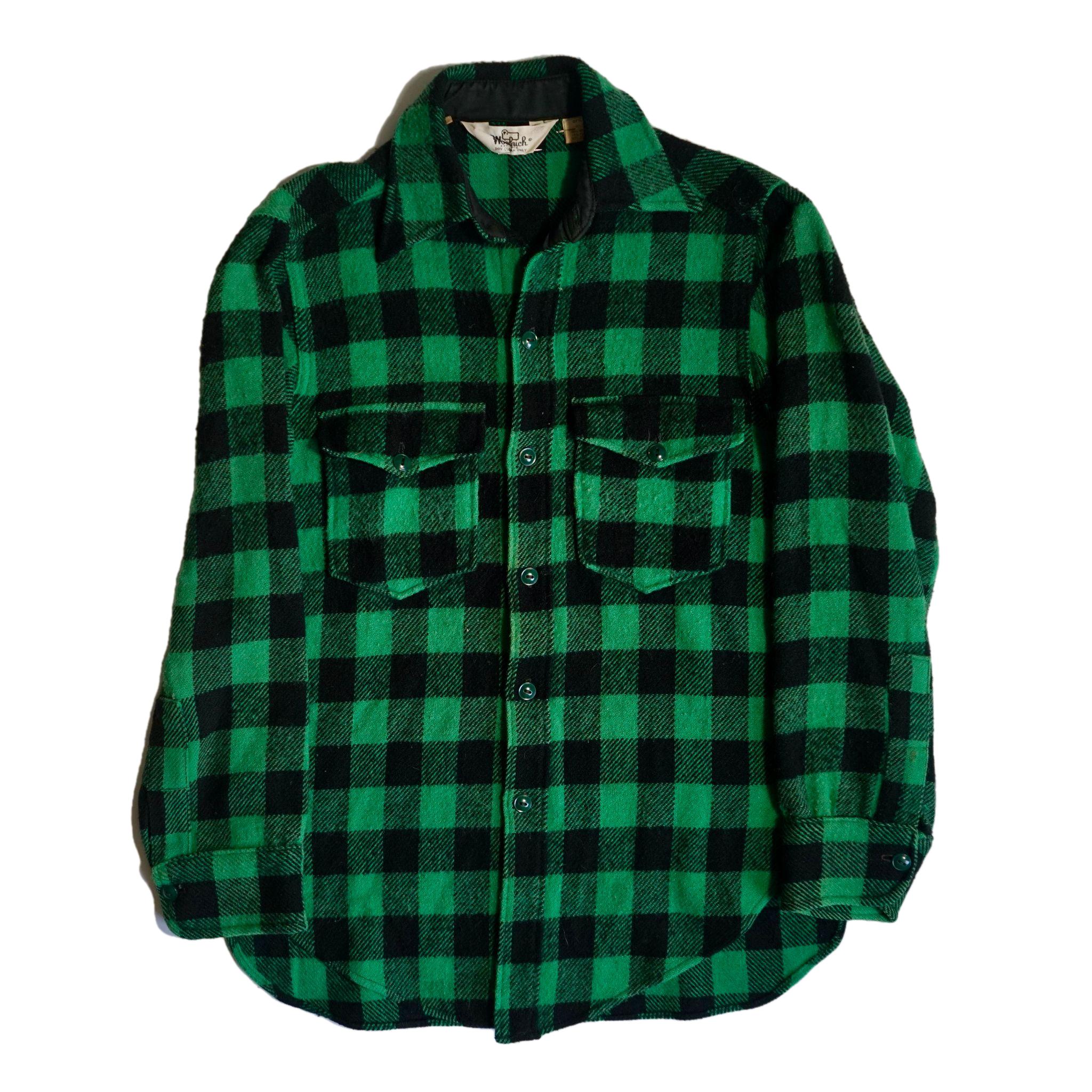 Vintage Woolrich Green Buffalo Plaid Overshirt – Salty Dog Vintage Woolrich Green Buffalo Plaid Overshirt – Salty Dog
