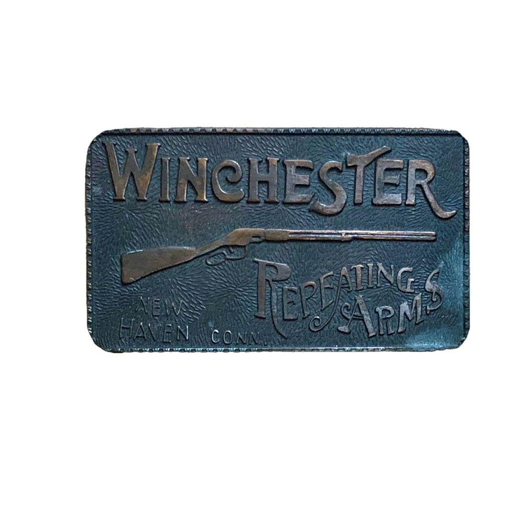 Vintage Winchester Rifle Belt Buckle