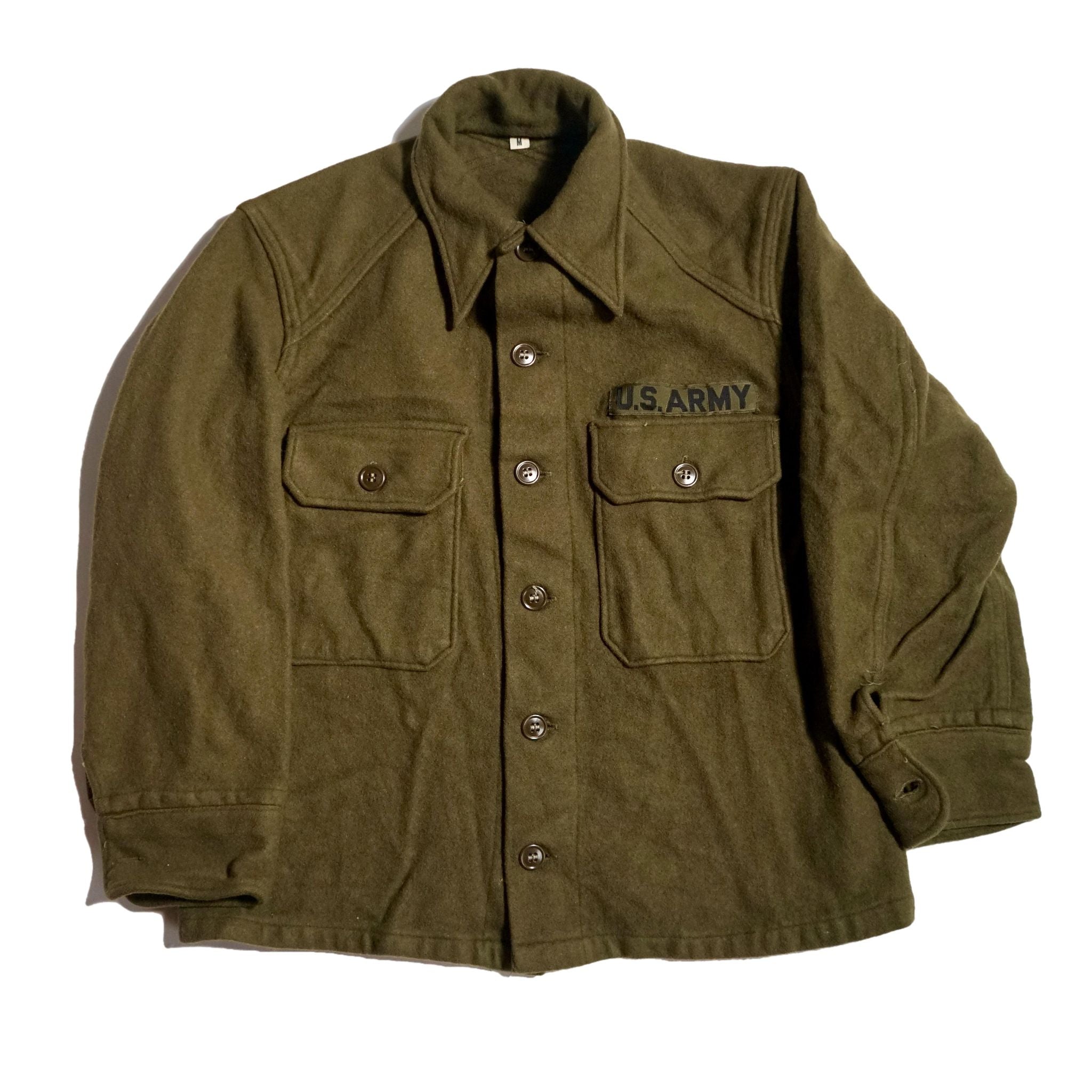 Vintage Korean War Era US Army M51 Wool Shirt – Salty Dog Vintage Shop